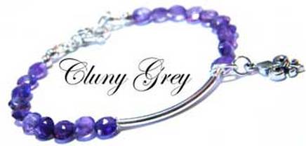 sterling silver amethyst bracelet