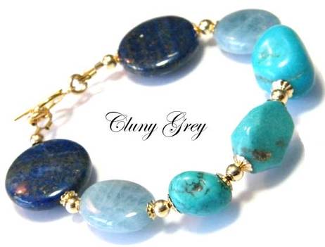 unique handcrafted bracelet with gemstones