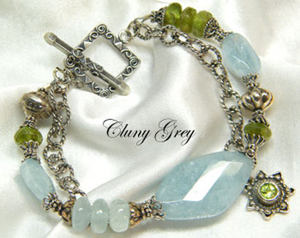 aquamarine bracelet