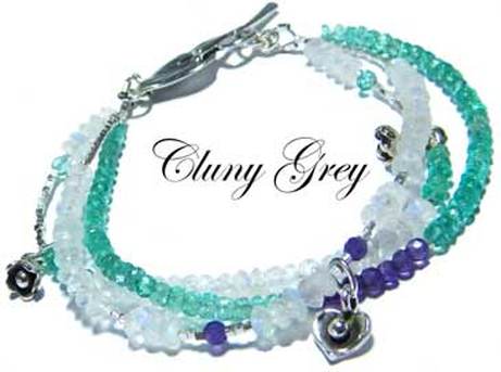 rainbow moonstone bracelet