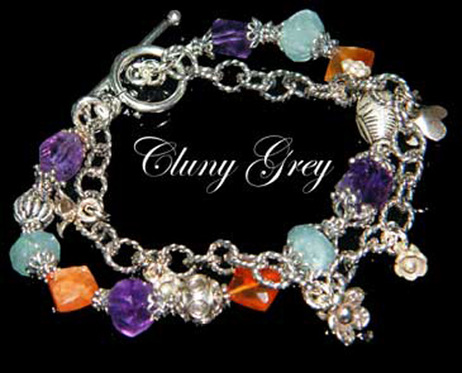 multi-gemstone bracelet