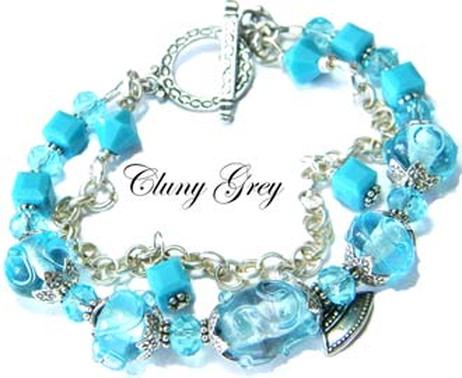 lampwork bracelet