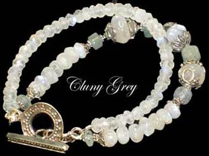 rainbow moonstone bracelet