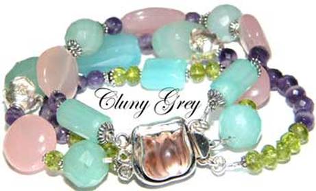 multi-gemstone braclet