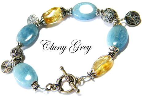 aquamarine bracelet
