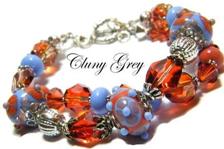 lampwork bracelet