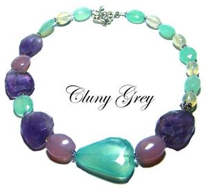 multi-gemstone necklace