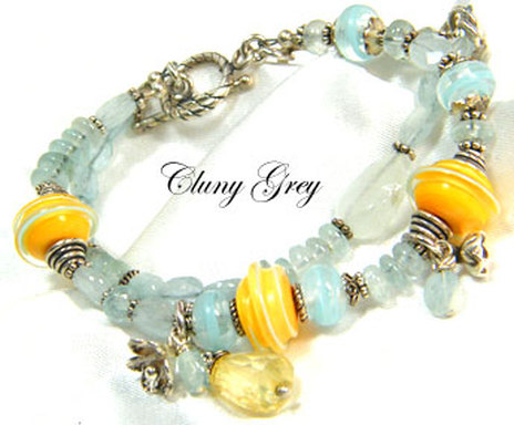 aquamarine bracelet
