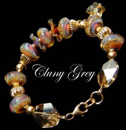 lampwork bracelet