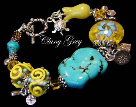 sterling silver turquoise bracelet