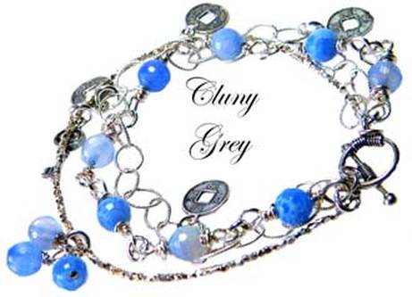 blue agate bracelet