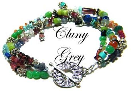 multi-gemstone bracelet