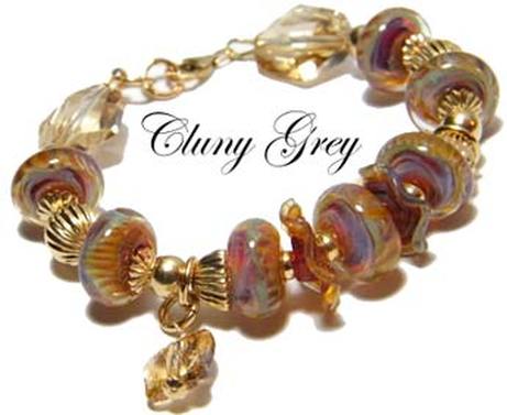 lampwork bracelet