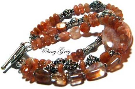 sunstone bracelet