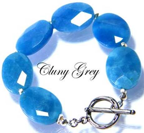 blue agate bracelet