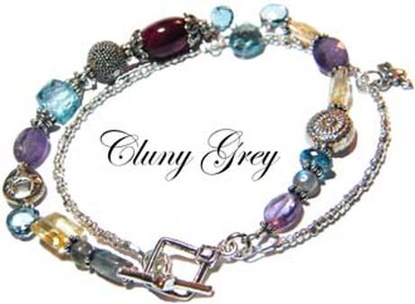multi-gemstone bracelet