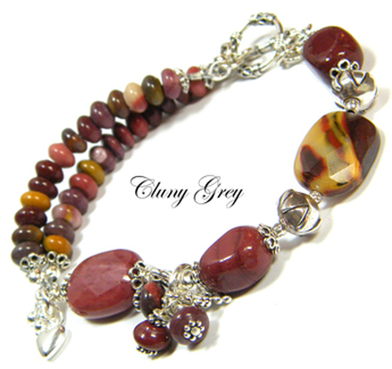 handmade gemstone bracelet