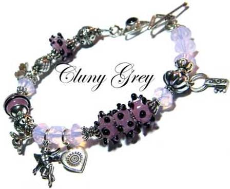 Swarovski Crystal Bracelets - Cluny Grey Jewelry